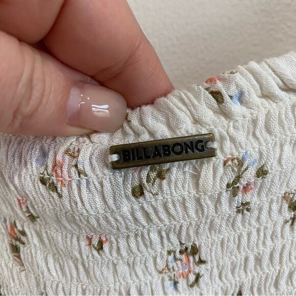 Billabong Love Somebody Cropped Long Sleeve Ballon Top - Picture 9 of 13